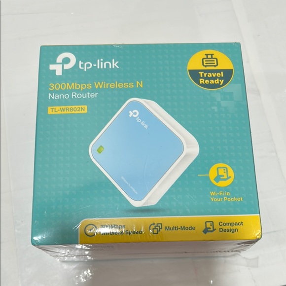 TP-Link Other - TP-Link 300Mbps Wireless Nano Router Travel ready NWT..